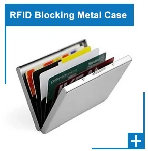 RFID屏蔽金属卡盒,保护银行卡信用卡免盗刷，rfid屏蔽卡盒